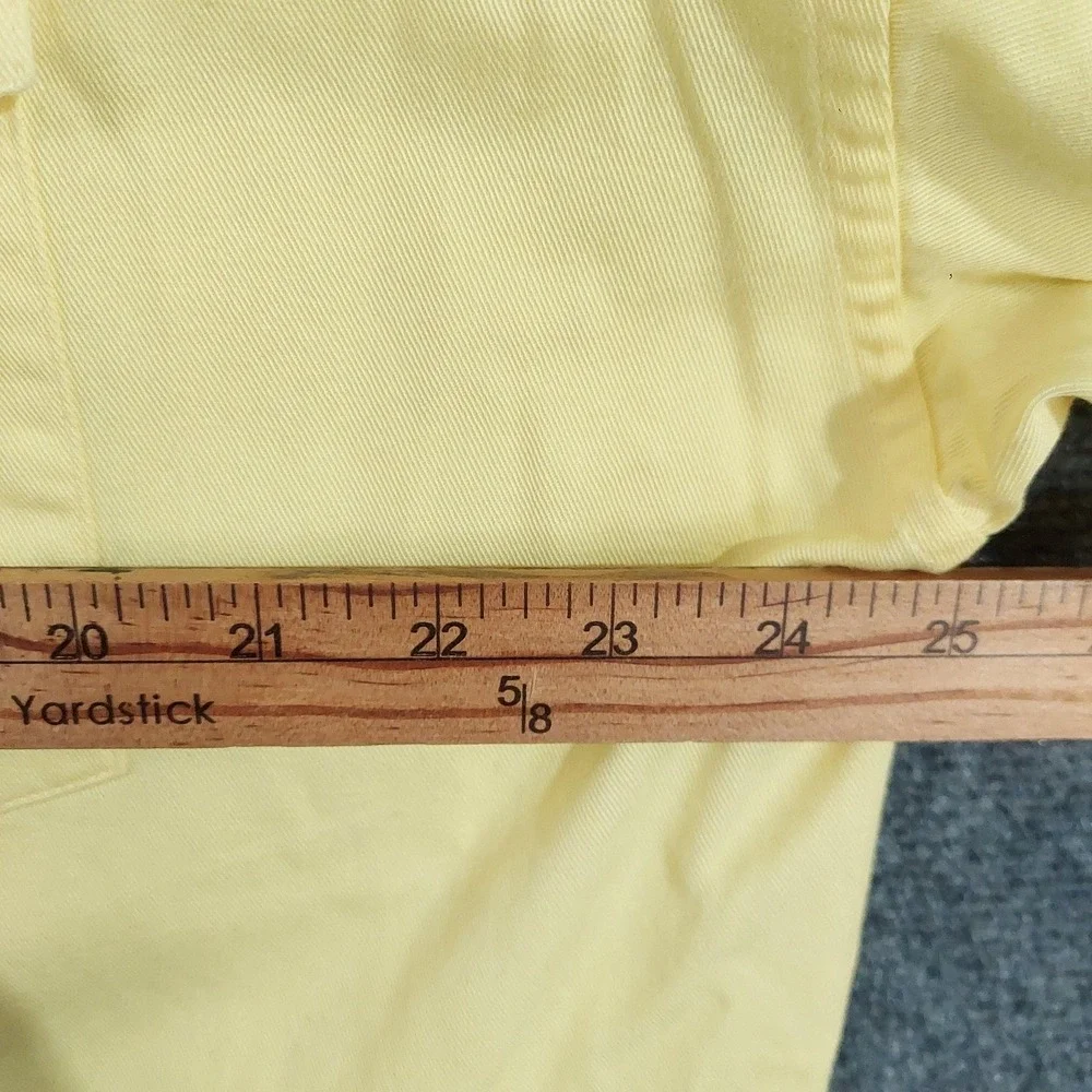 Panhandle Slim Shirt Mens XL Lot 2 Yellow/Black Denim‎ Collar Western Button Up